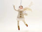 White Snowball Thrower - Vintage Inspired Spun Cotton | Vintage by Crystal Spun Cotton Ornament - Bon Ton goods