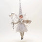 White Snowflake Princess Ornament - Vintage Inspired Spun Cotton | Vintage by Crystal Spun Cotton Ornament - Bon Ton goods