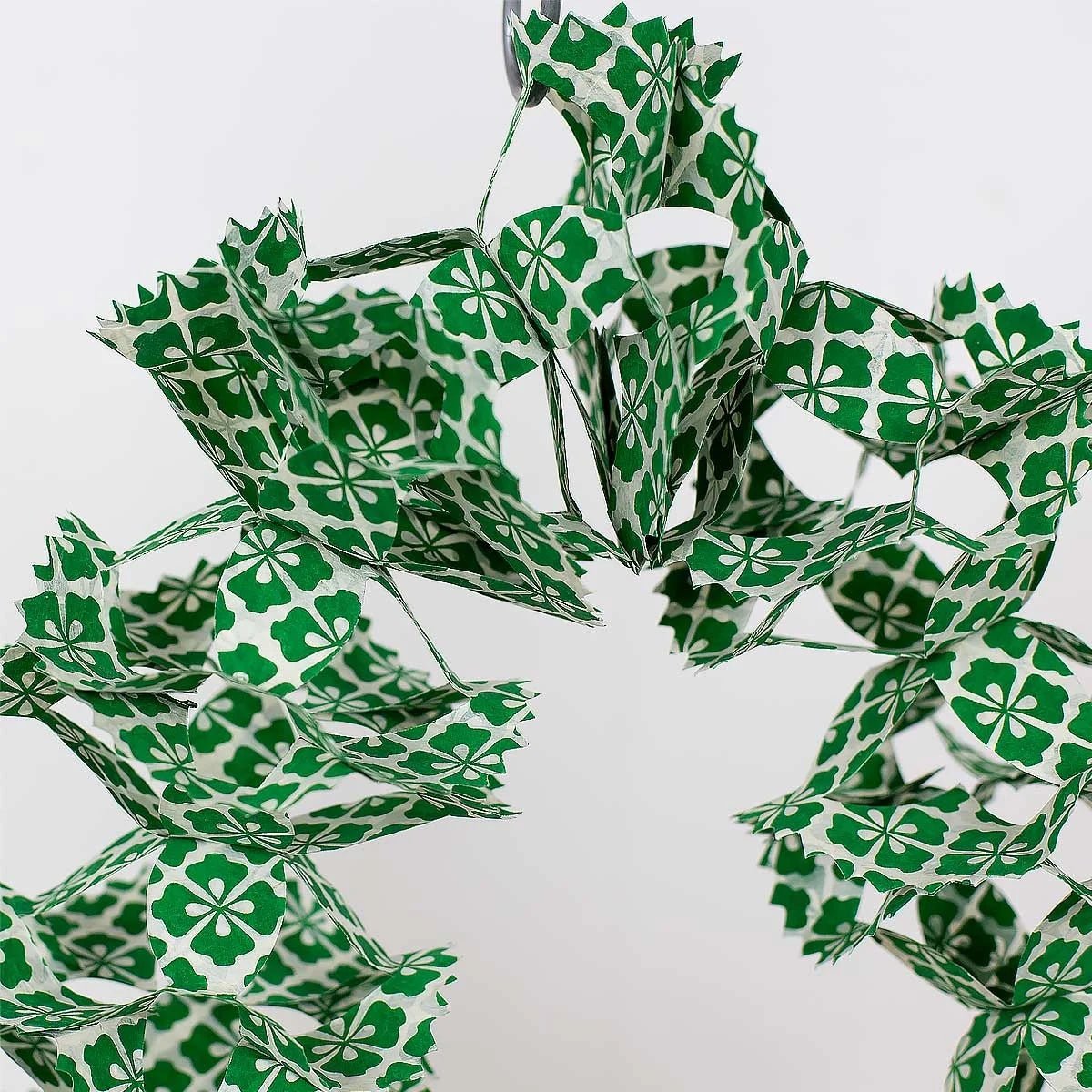White/Green Kathmandu - Swedish Garland | Christmas Ornament - Bon Ton goods