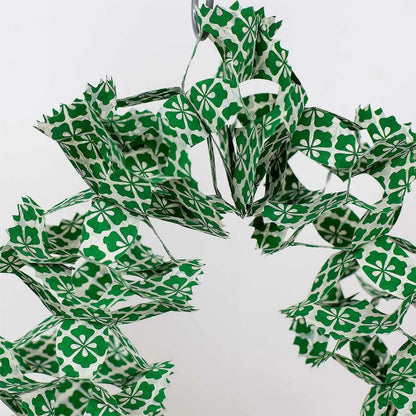 White/Green Kathmandu - Swedish Garland | Christmas Ornament - Bon Ton goods
