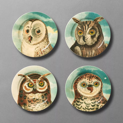 Whoo's Hungry Appetizer Plates | John Derian - Bon Ton goods