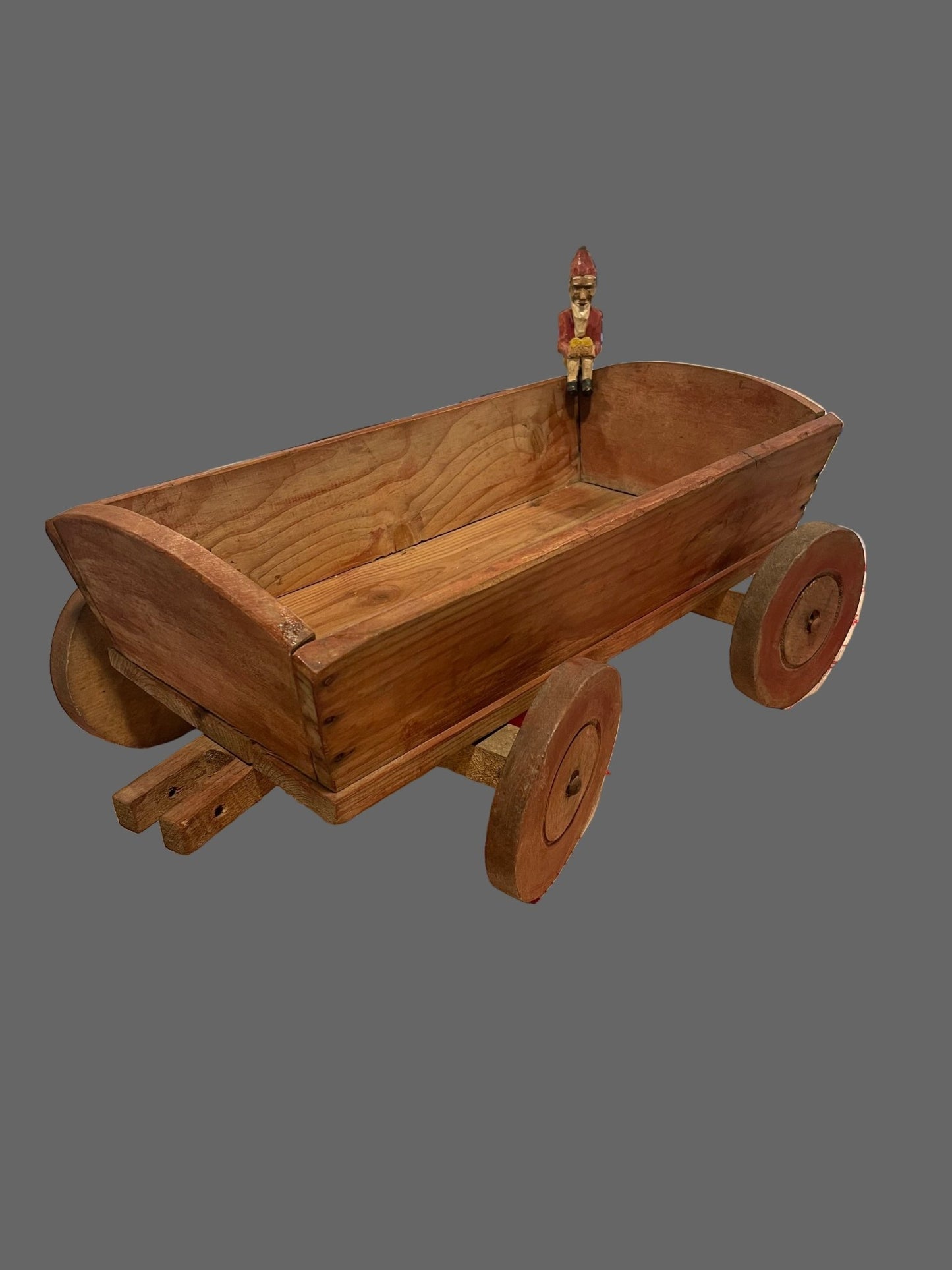 Wooden Wagon with Little Elf - Bon Ton goods