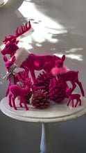 Load image into Gallery viewer, XL Velvet Pinecone Fuchsia - Bon Ton goods
