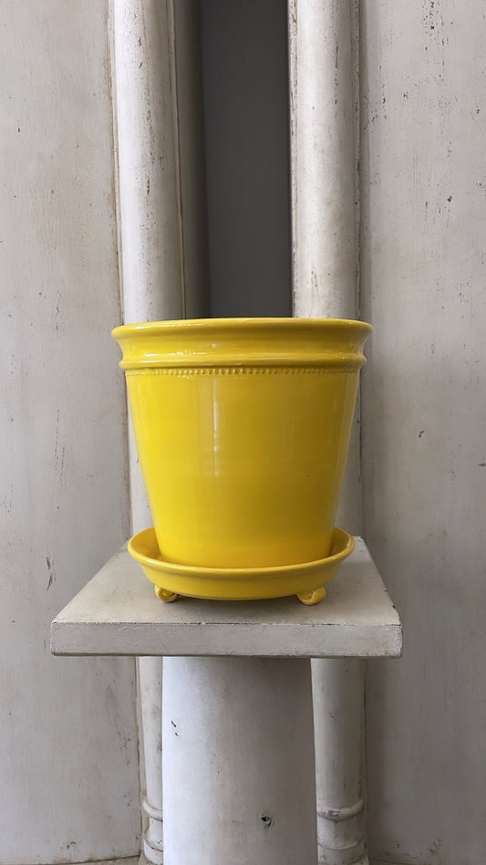 Yellow Faaborg Pot | Handmade Erik Bendtsen Ceramics - Bon Ton goods