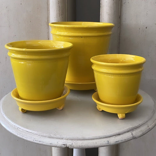 Yellow Faaborg Pot | Handmade Erik Bendtsen Ceramics - Bon Ton goods