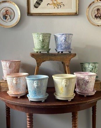Yellow Lion Pot Marbleized | Handmade Erik Bendtsen Ceramics - Bon Ton goods