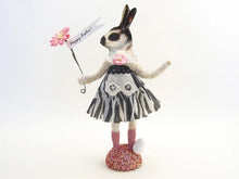 Load image into Gallery viewer, Zebra Print Bunny Faced Girl Figure - Bon Ton goods
