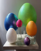 Load image into Gallery viewer, Brilliant White Glitter Egg
