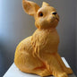 Golden Yellow Glitter Large Bunny | Ino Schaller