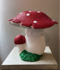 Giant Double Mushroom - Red Glitter | Ino Schaller