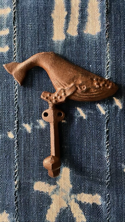 Cast Iron Whale Hook | Vintage