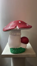Load image into Gallery viewer, Giant Double Mushroom - Red Glitter
