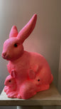 Peachy Pink Glitter, Mother Bunny with Kit | Ino Schaller
