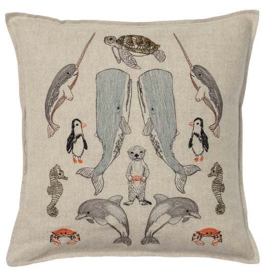 Sea Friends Pillow | Coral & Tusk