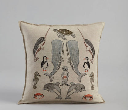 Sea Friends Pillow | Coral & Tusk