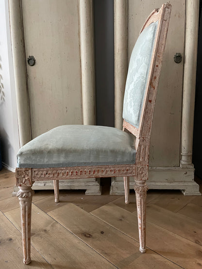 Antique Swedish Gustavian Chair, c. 1770–1800 — Signed Johan Lindgren