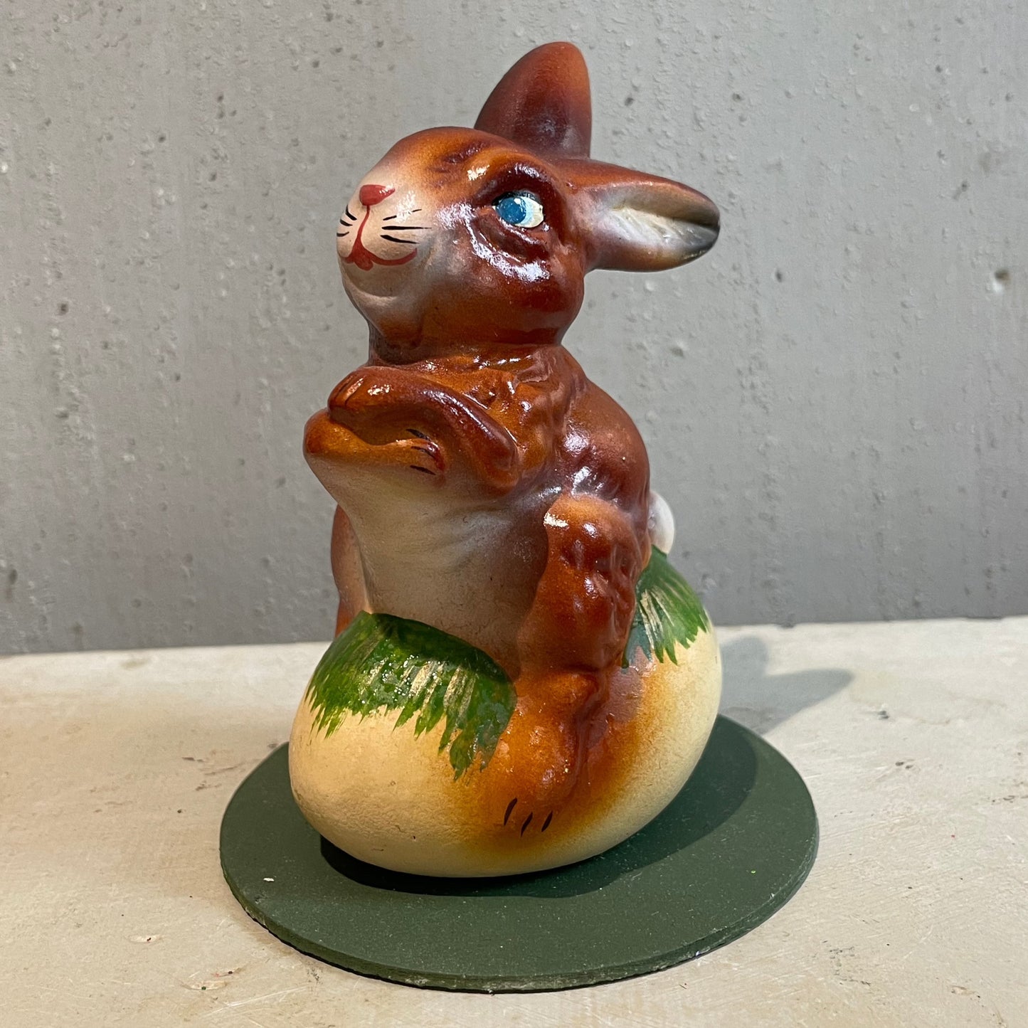Happy Bunny Sitting on Egg - Ino Schaller