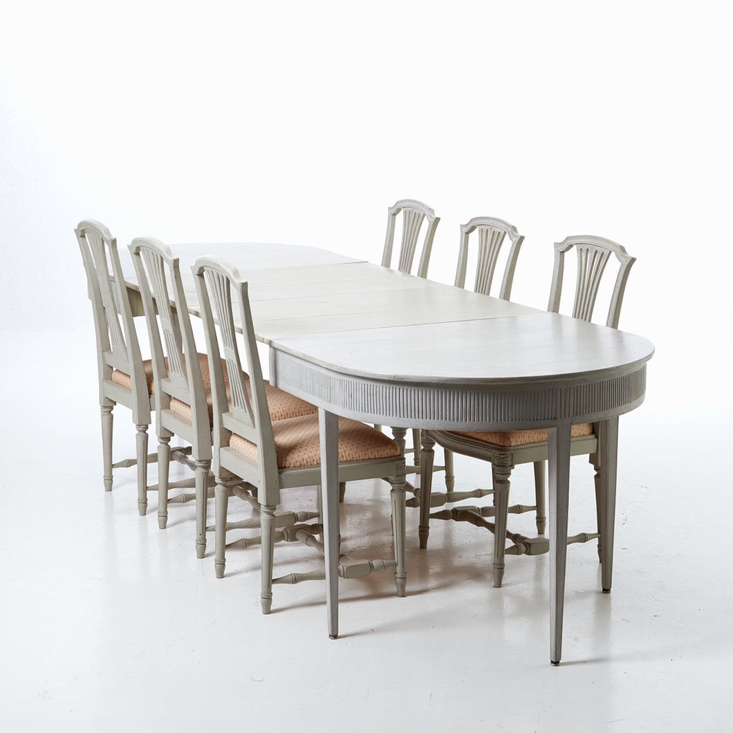 Gustavian-Style Dining Room Group