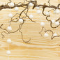 Felt Ball Christmas Garland, Red and White by A World of Craft, Swedish-designed handmade Christmas decoration