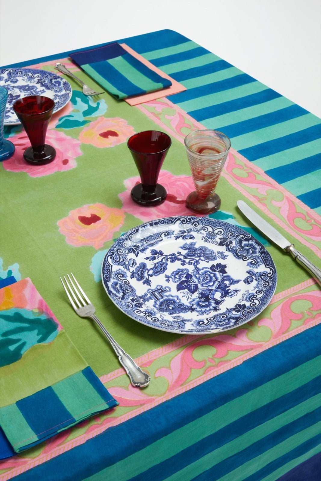 NIZAM ACID GREEN - Cotton Cloth - 220x350 | Lisa Corti - Bon Ton goods